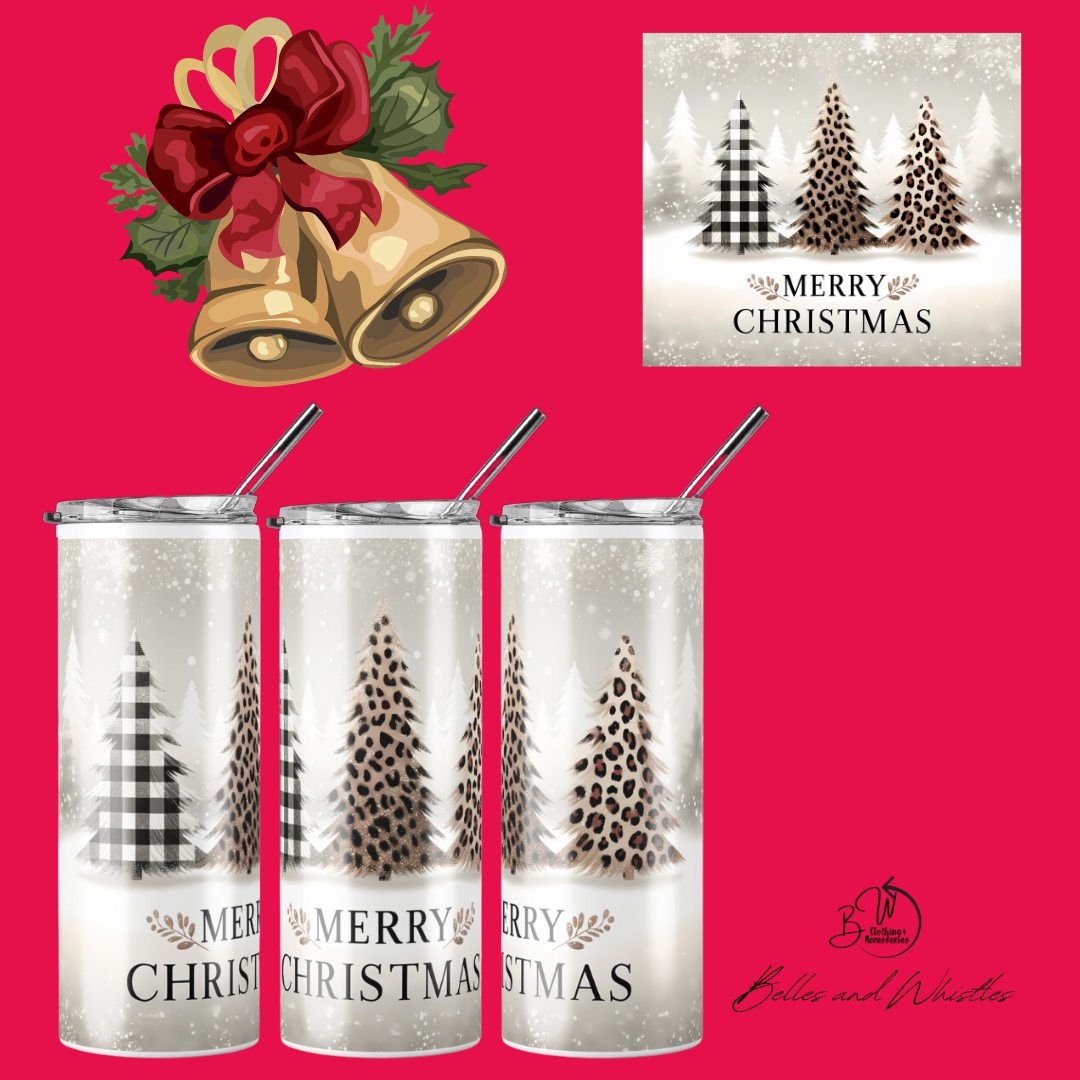 Christmas Skinny tumbler - Merry Christmas