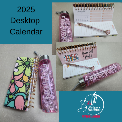 2025 folding Desktop Calendar