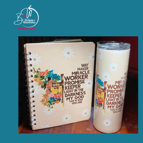 Journal and Tumbler Combo