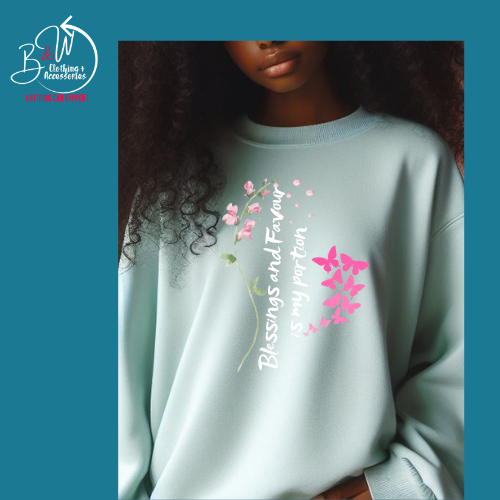 Blessings and Favour Crew neck sweat shirt