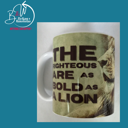 As Bold as a Lion 11oz coffee mug